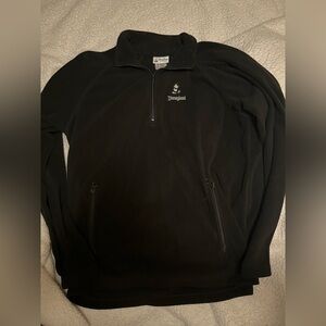 Disneyland Resort Mens Quarter Zip Fleece Sweater